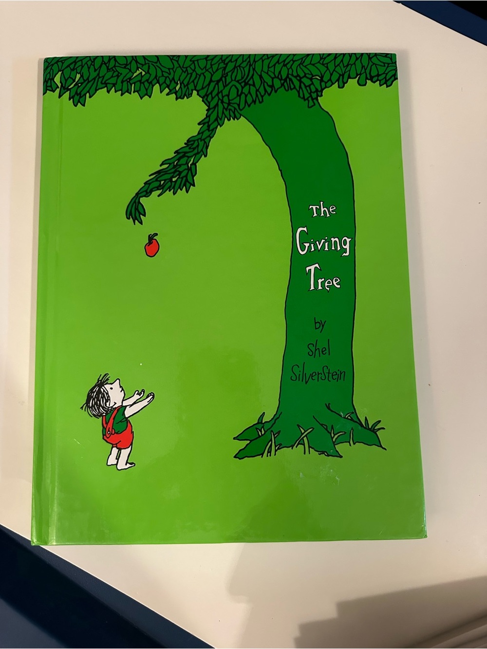 The Giving Tree by Shel Silverstein - Bright Green Hardcover‎